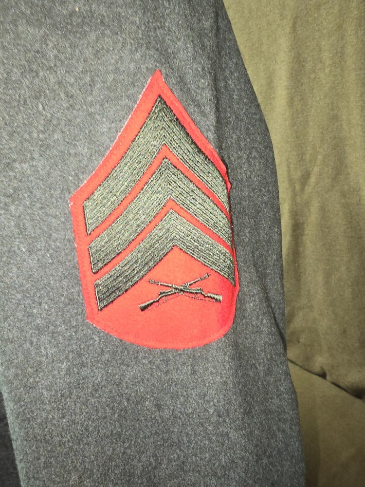 Vintage USMC Uniform Jacket with Rank