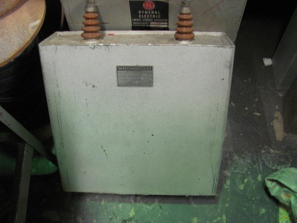 VINTAGE WESTERN HOUSE OIL FILLED CAPACITOR 15UF 5000 VOLT 5KV CB HAM RADIO