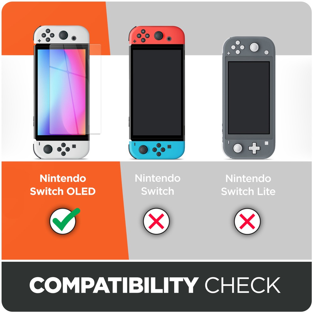 Screen Protector for Nintendo Switch OLED (2021) UHD Tempered Glass Guard
