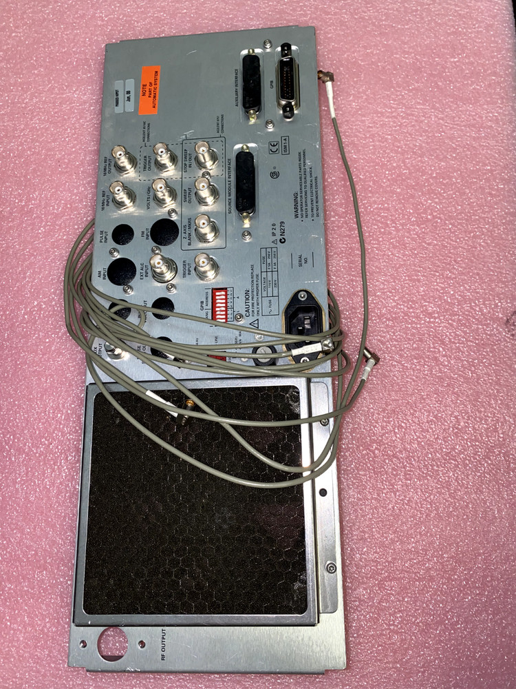 Agilent 8360 Series Generator Rear Panel