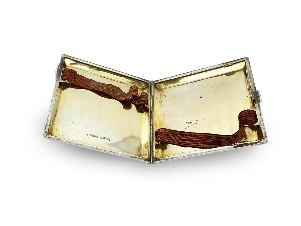 Sterling Silver Cigarette Case, Chester 1926
