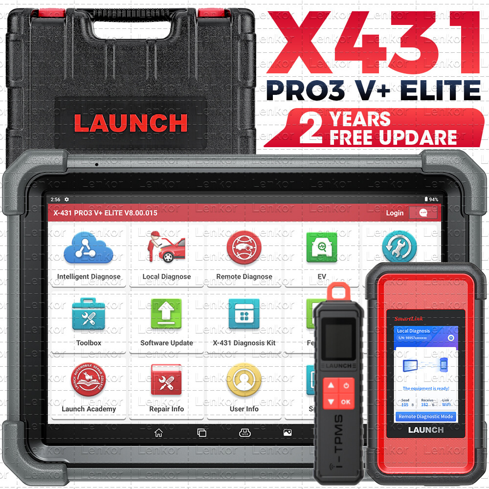LAUNCH X431 PRO3S V+ ELITE PRO 5 Diagnostic Tool J2534 Programming Coding