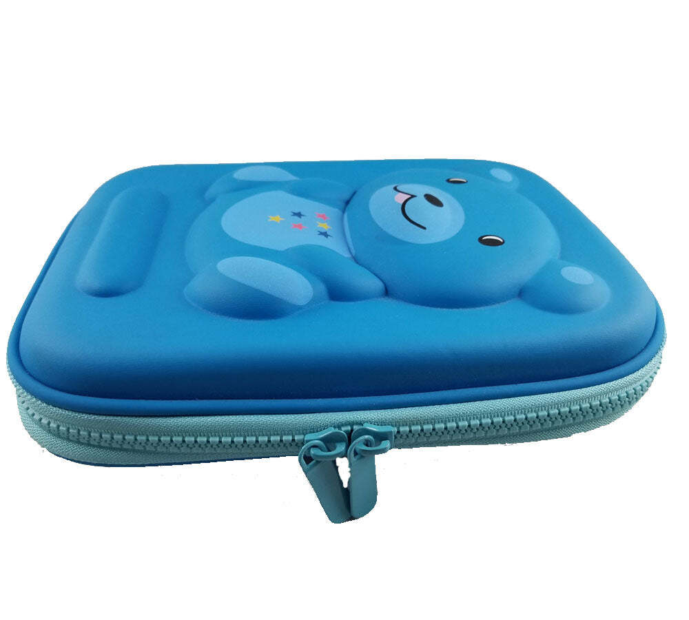 Pencil case 3d bear blue Anti-Shock
