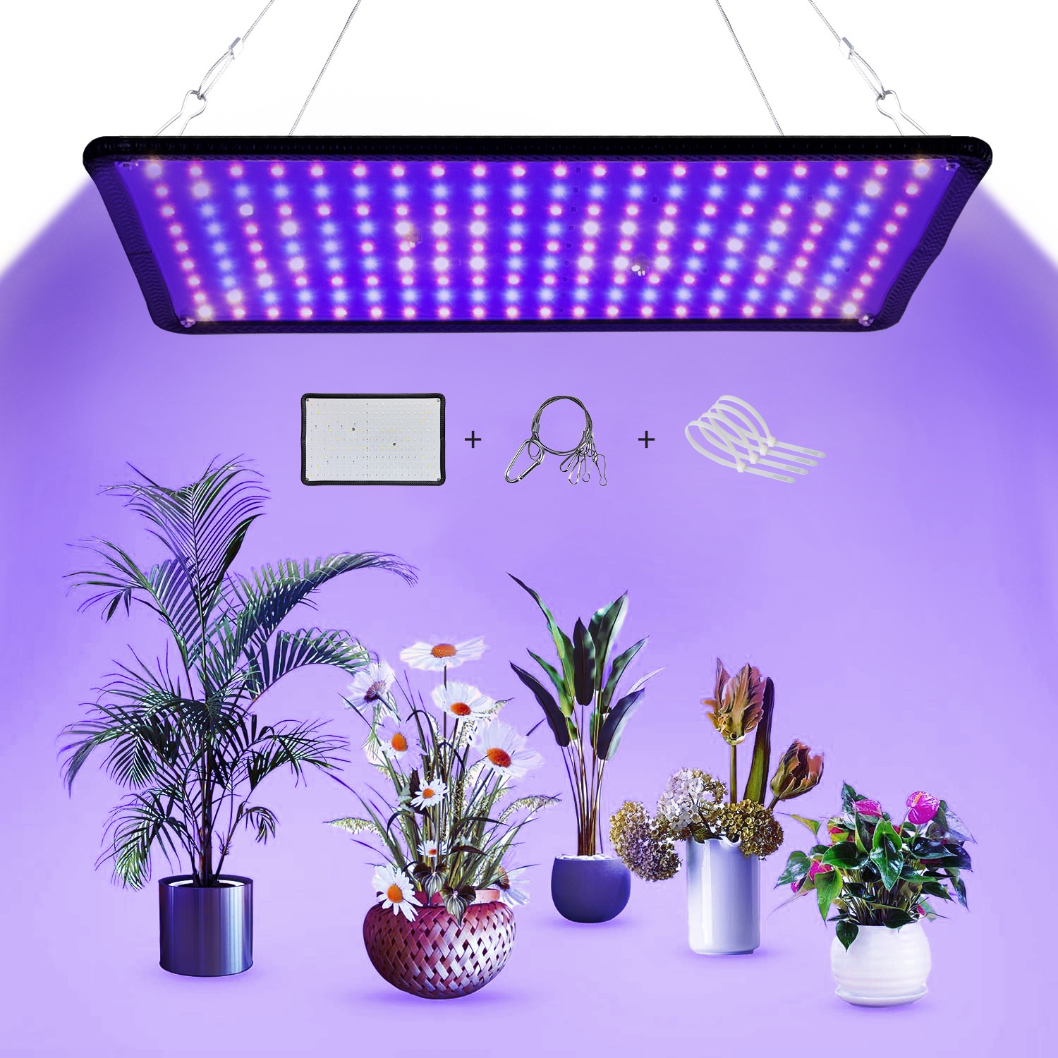 120W LED Grow Light Panel Full Spectrum Lamp for Indoor Plant Veg Flower NEW US