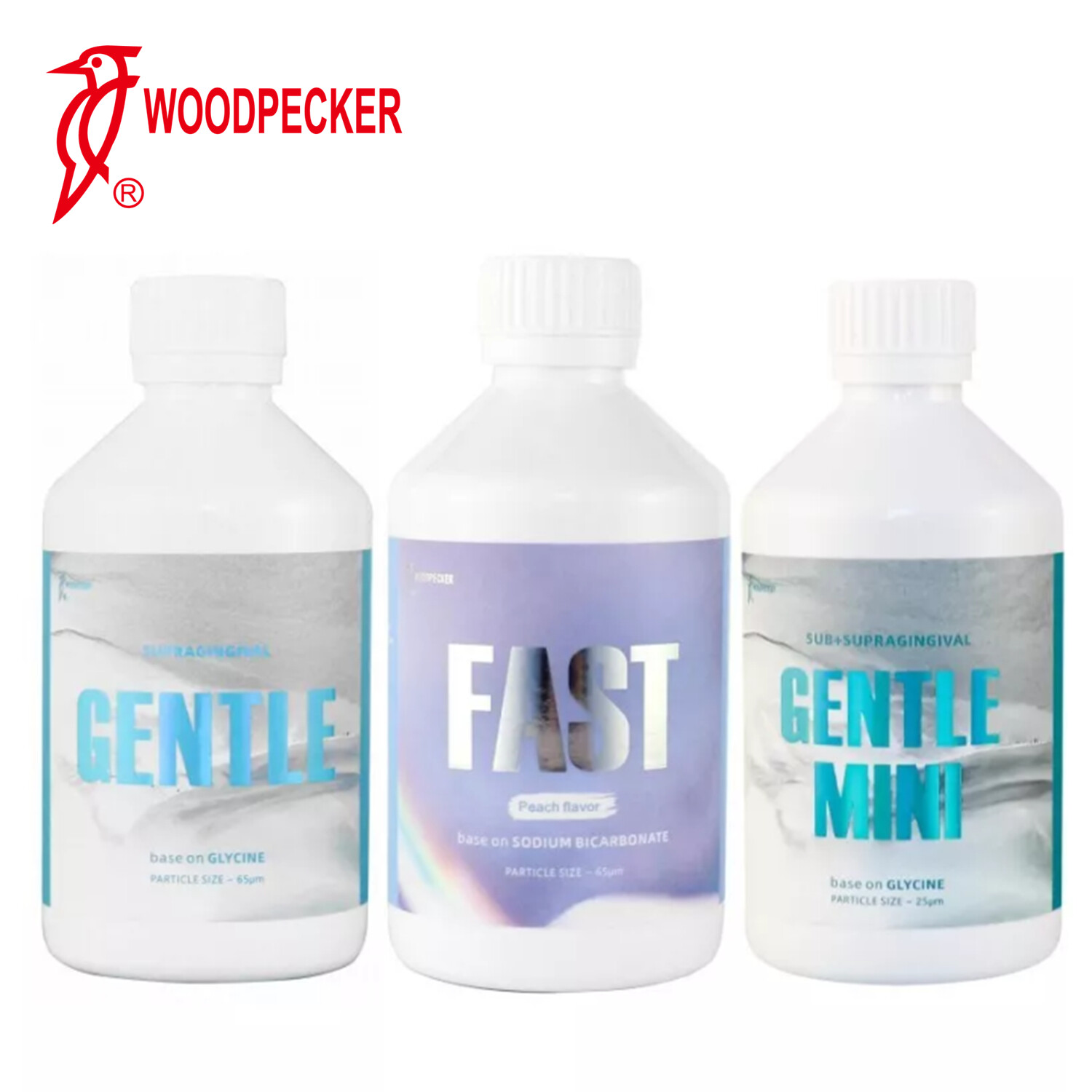 Woodpecker Dental Prophy Air Polishing Powder Glycine Plaque Stain Tartar Remove