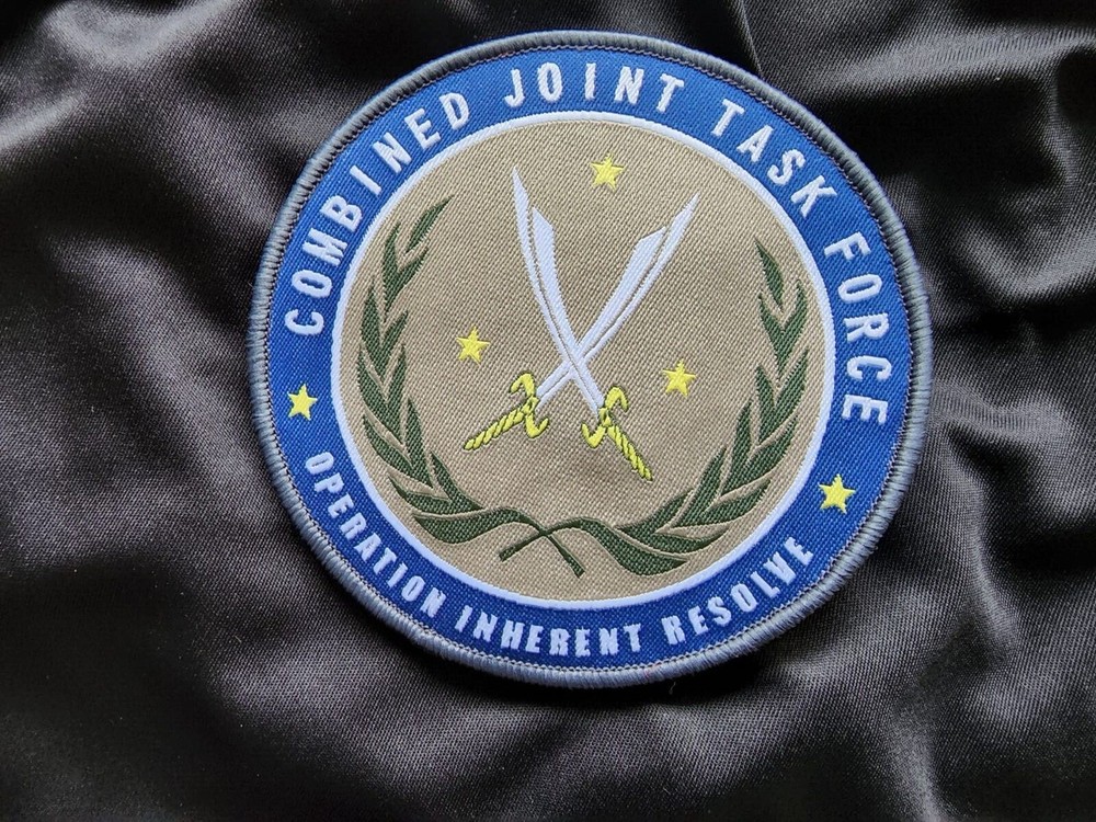 4" COMBINED JOINT TASK FORCE INHERENT RESOLVE OIH HOOK LOOP PATCH