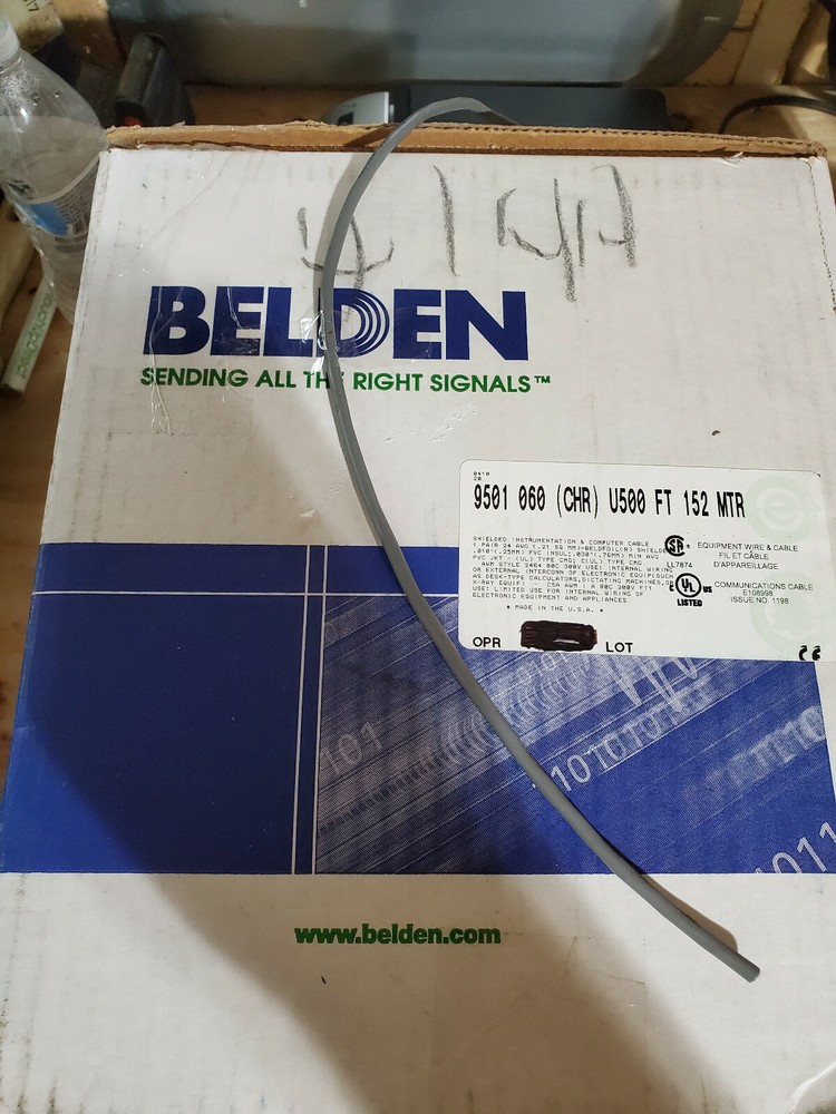 Belden Industries B9501 Computer EIA RS-232 Cable (1FT Per)