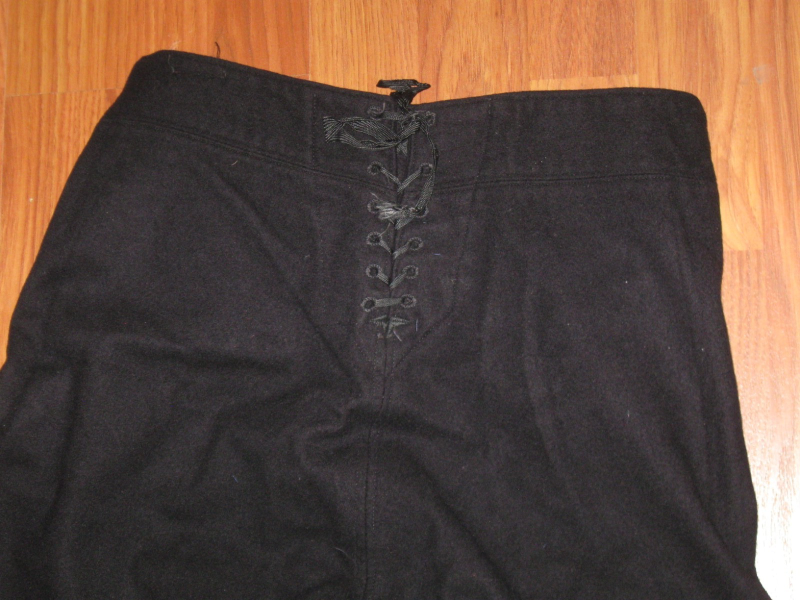 Vintage US Navy Naval Clothing Factory Wool Sailor Pants Mens 30 Wide Leg