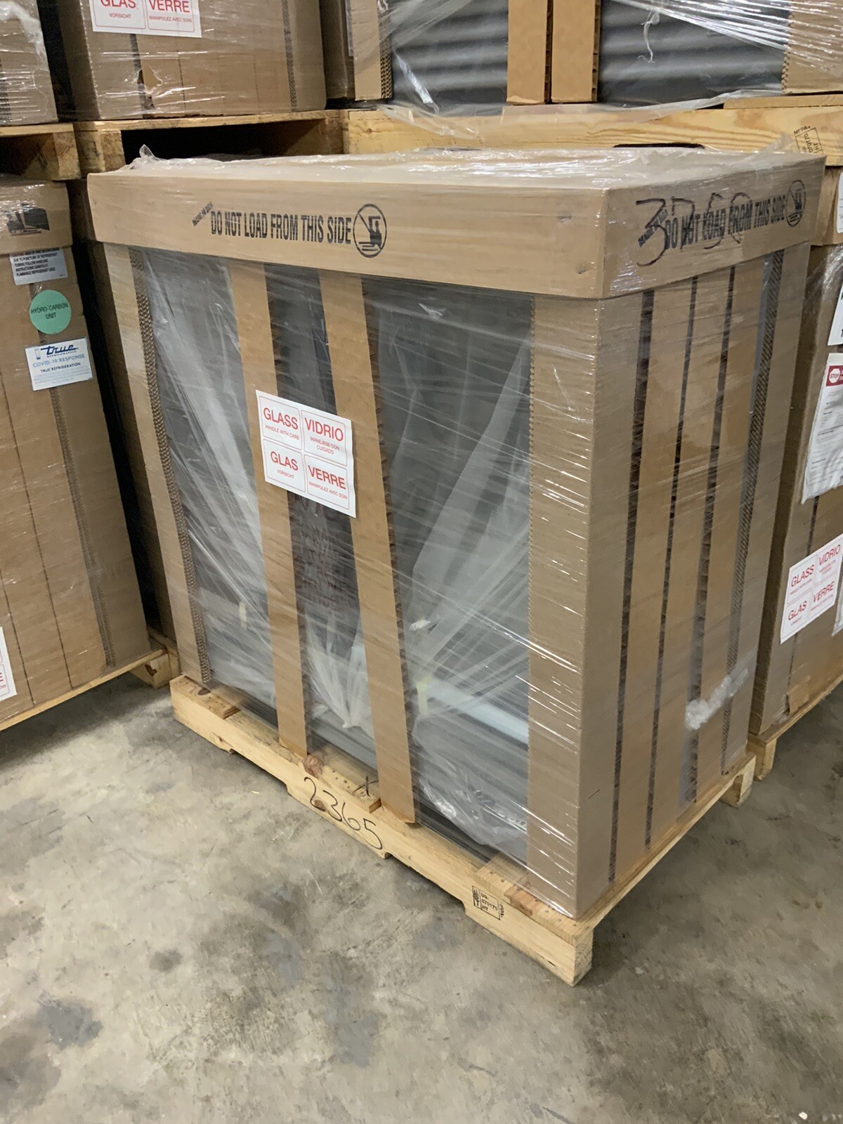 NIC True GDM-41CPT-48 sliding glass door drink refrigerator cooler GDM-41