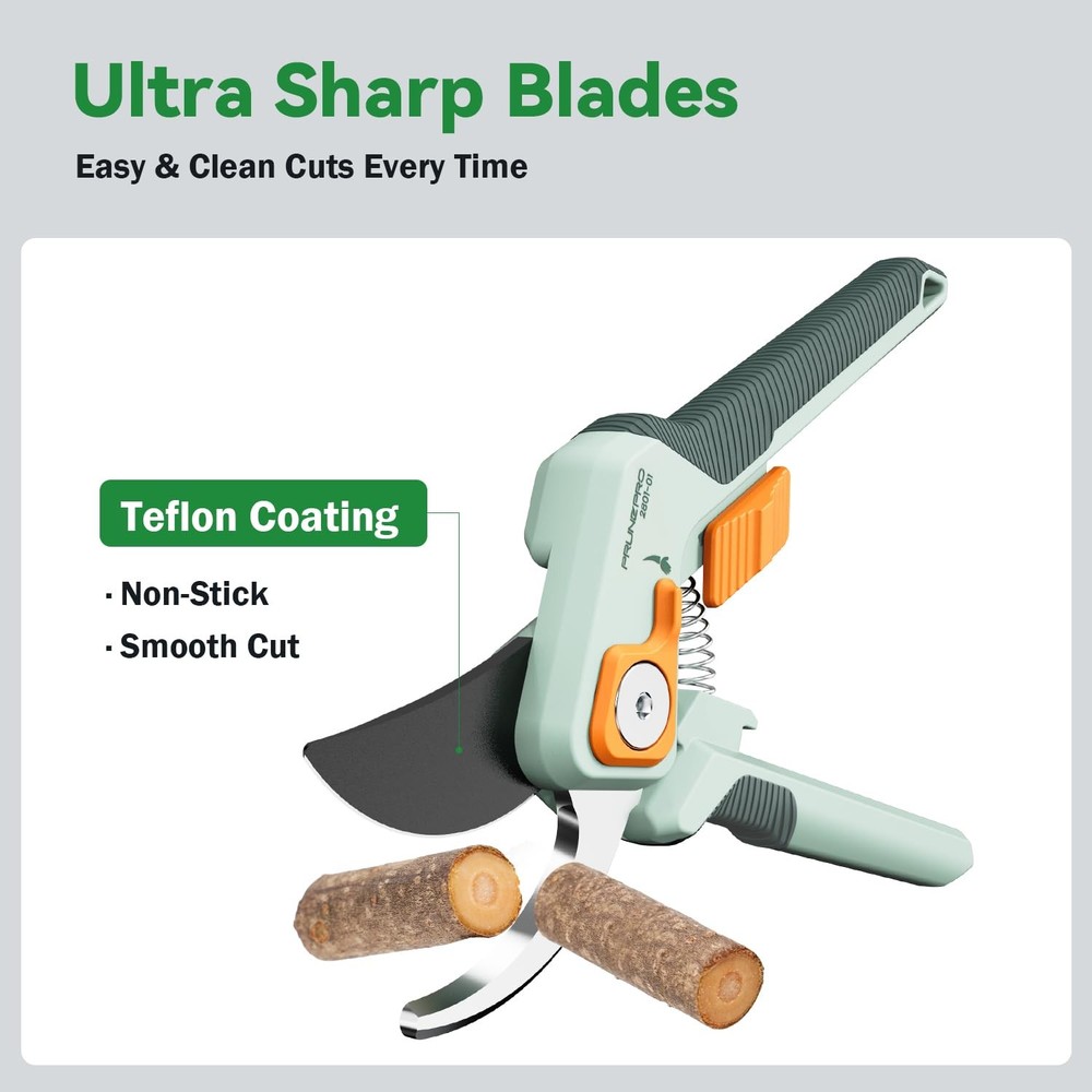 Pruning Shears Gardening Scissors Set Professional Hand Pruner Sharp Stainles...