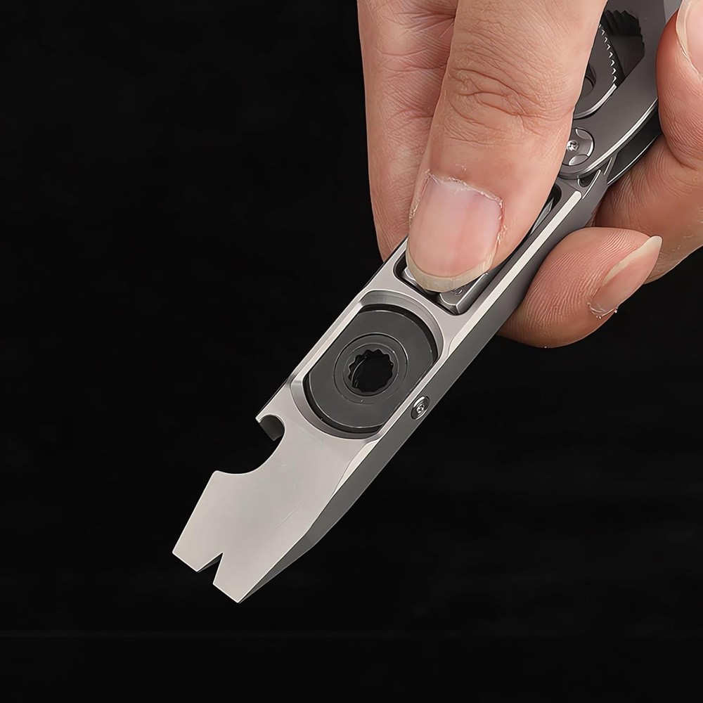 Titanium Pry Bar,Multi-tool,EDC Tool,Versatile Large, 03 Grey-l