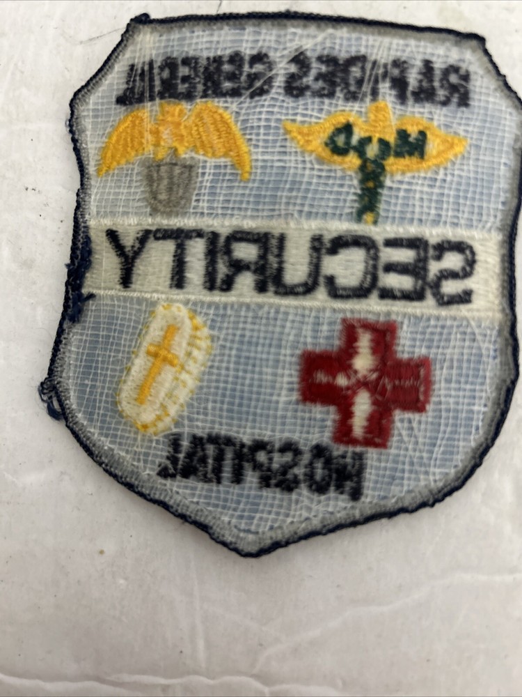 Rapids General Hospital Security Patch Blue 3”