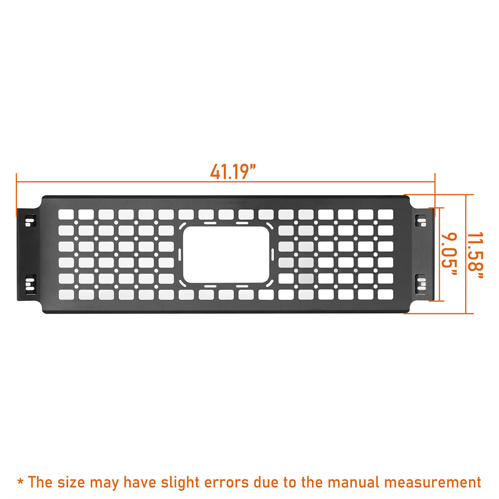 Rear Overhead MOLLE Storage Panel for 15-22 Chevy Colorado GMC Canyon Crew Cab