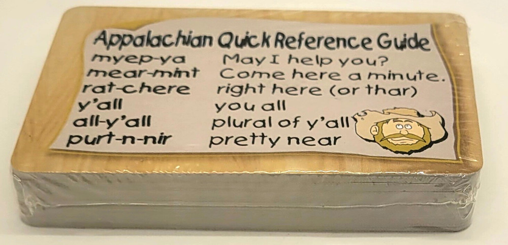 Appalachian Quick Reference Guide Playing Cards New Sealed Poker