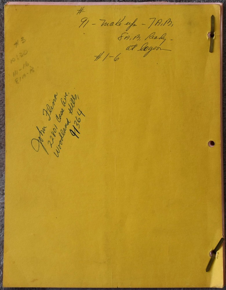 1972 Gunsmoke (Talbot) Original Final Draft Script