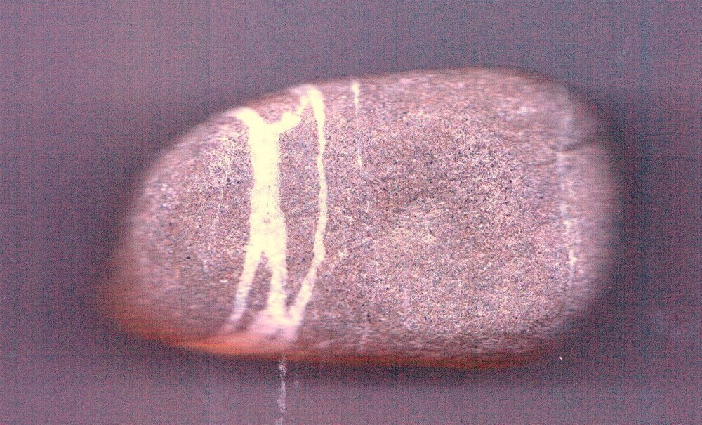 Pretty Rock With White Bands, very cool!