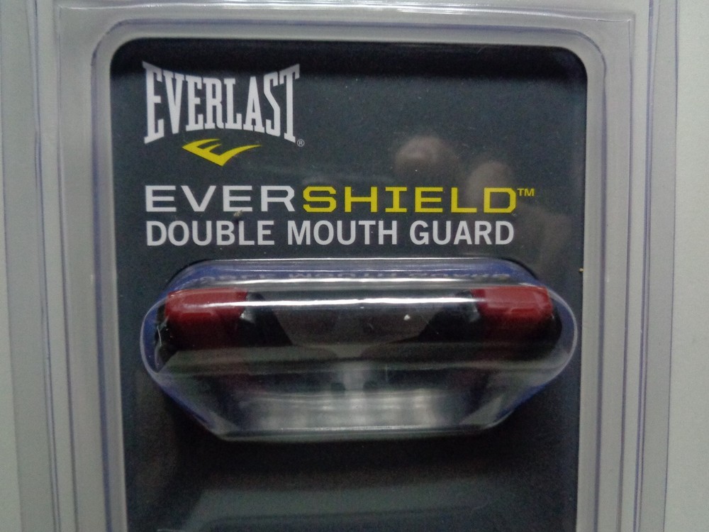 Everlast Evershield Double Mouth guard Red Dual Layer Technology New Mod#1400007