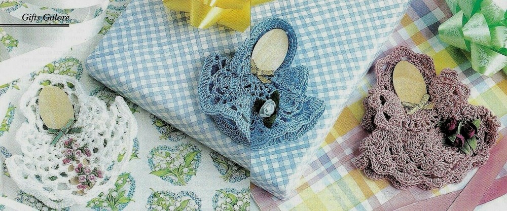SPOON ANGELS 3 DESIGNS HOME DECOR DIGEST SIZE CROCHET PATTERN INSTRUCTIONS