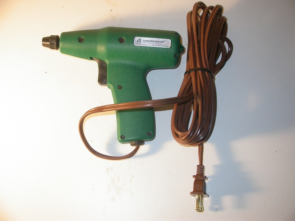 Gardner-Denver Wire Wrap Gun Tool 120VAC TESTED