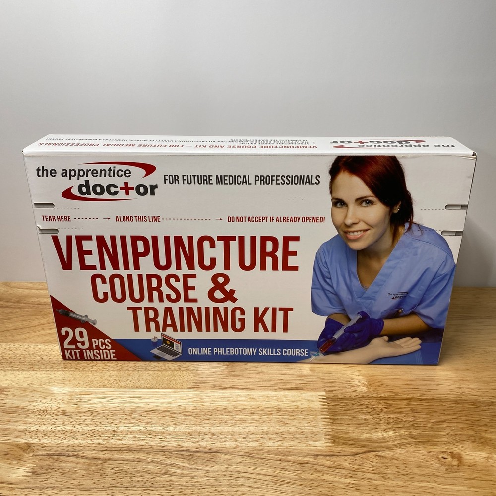 The Apprentice Doctor Venipuncture Course & Training Kit 29 Pcs Inside