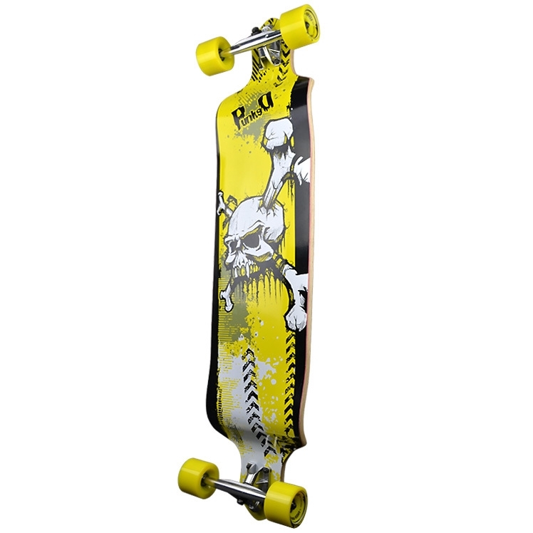 Yocaher Drop Down Longboard Complete - YSkull