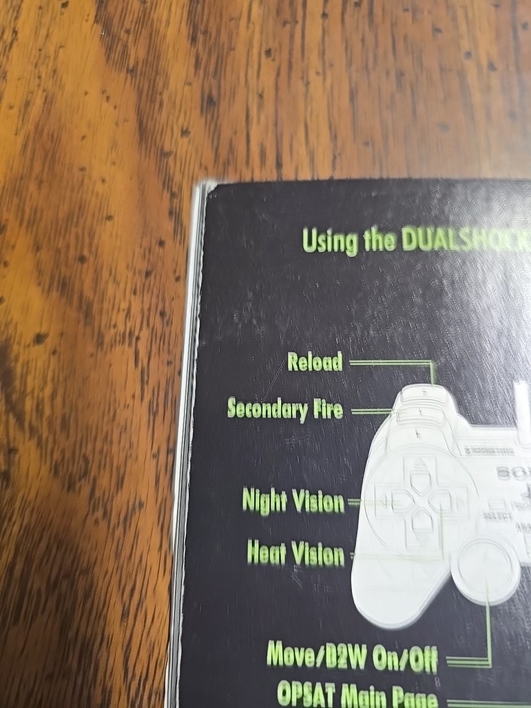 (Manual Only) Splinter Cell Stealth Action Redefined Sony Playstation 2