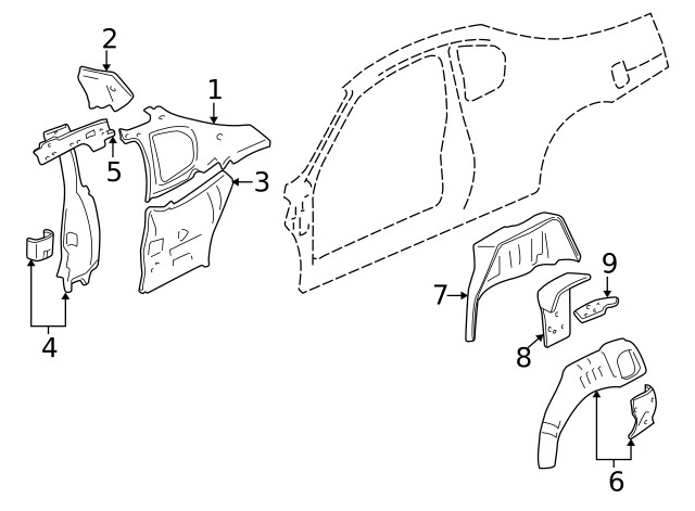 Genuine GM Upper Panel 19120473