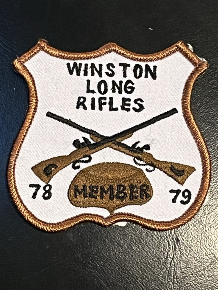 "WINSTON LONG RIFLES MEMBER” Patch 1978-1979