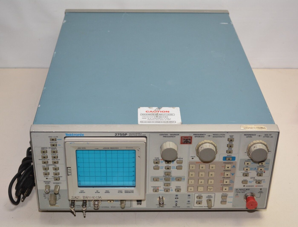 ^ Tektronix 2755P Programmable Spectrum Analyzer #W3783