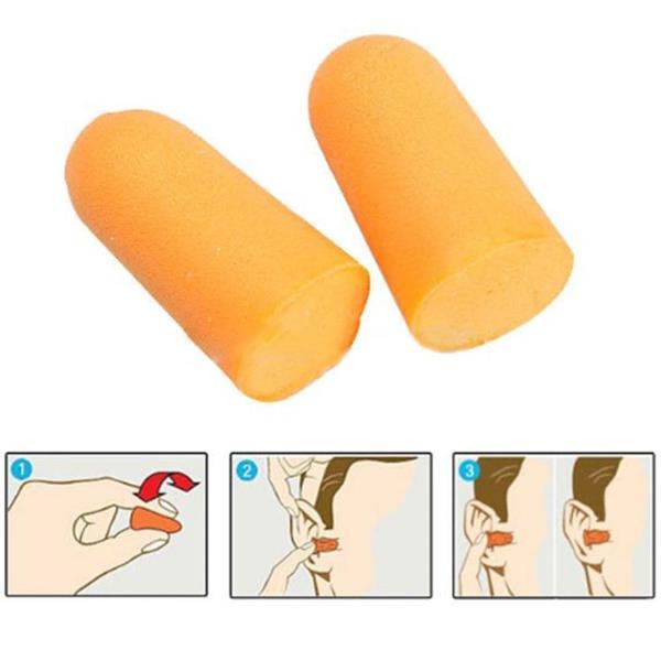 3M Ear Plugs E-A-Rsoft Noise Reduction 33dB Yellow Neon Foam One Use PICKSIZE