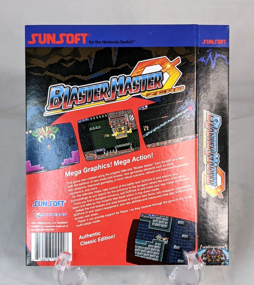 Blaster Master Zero Classic Edition Slipcover Only