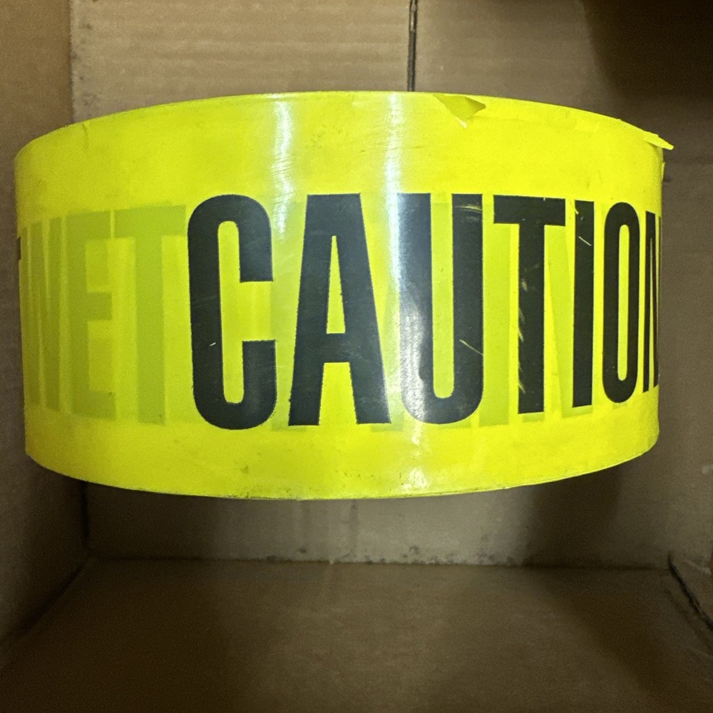 CAUTION WET TAPE - CAUTION TAPE 3” Wide