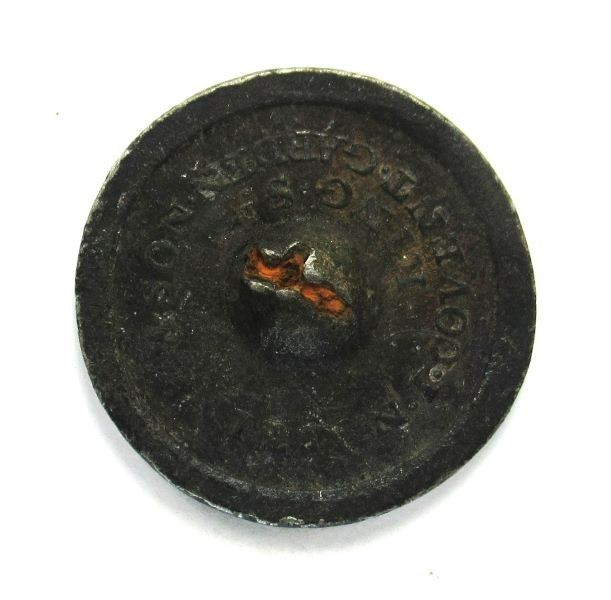 War of 1812 British Marines Coat Button I Nutting & Son Backmark