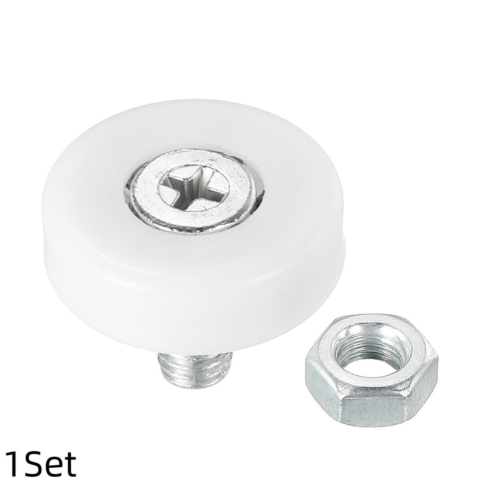 6 Pack 22mm Drawer Rollers Plastic Drawer Pulley Replacement Wheels Bearing