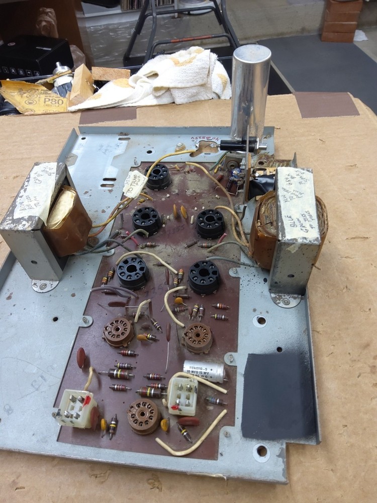 Chassis And Output Trannies For 7355 Amp ,power Tran Sold