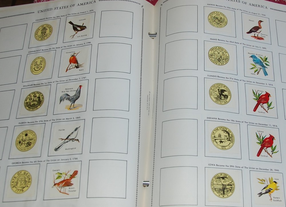 Vintage - Whitman United States of America Stamps Album - 1847-1966-collector