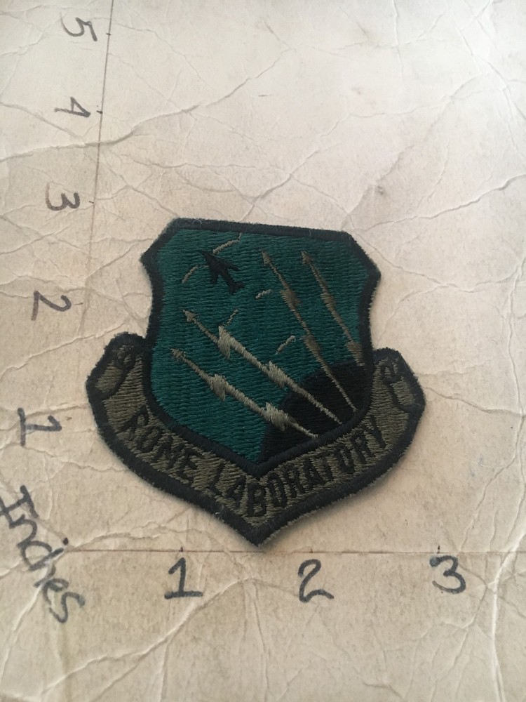 USAF Rome Laboratory Squadron subdued patch 6/3/25
