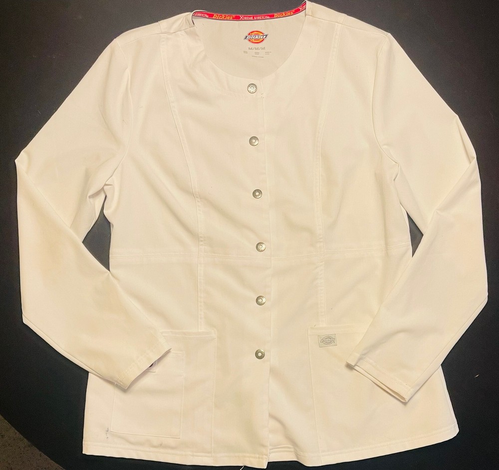 dickies nursing lab coat women medium