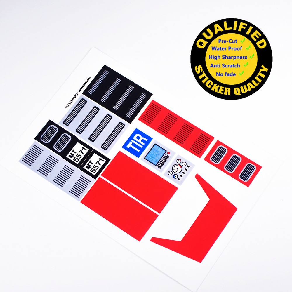 Replacement sticker for set 5571 Precut sticker