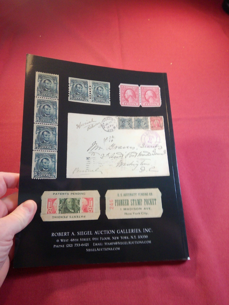 2022 Siegel - Getlan Part 1 US Vending & Affixing Machine Perforations stamps