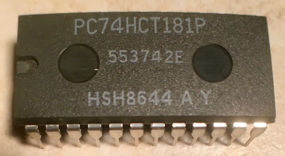 Philips PC74HCT181P 74HCT181 Arithmetic Logic Unit/Function Generator - NOS