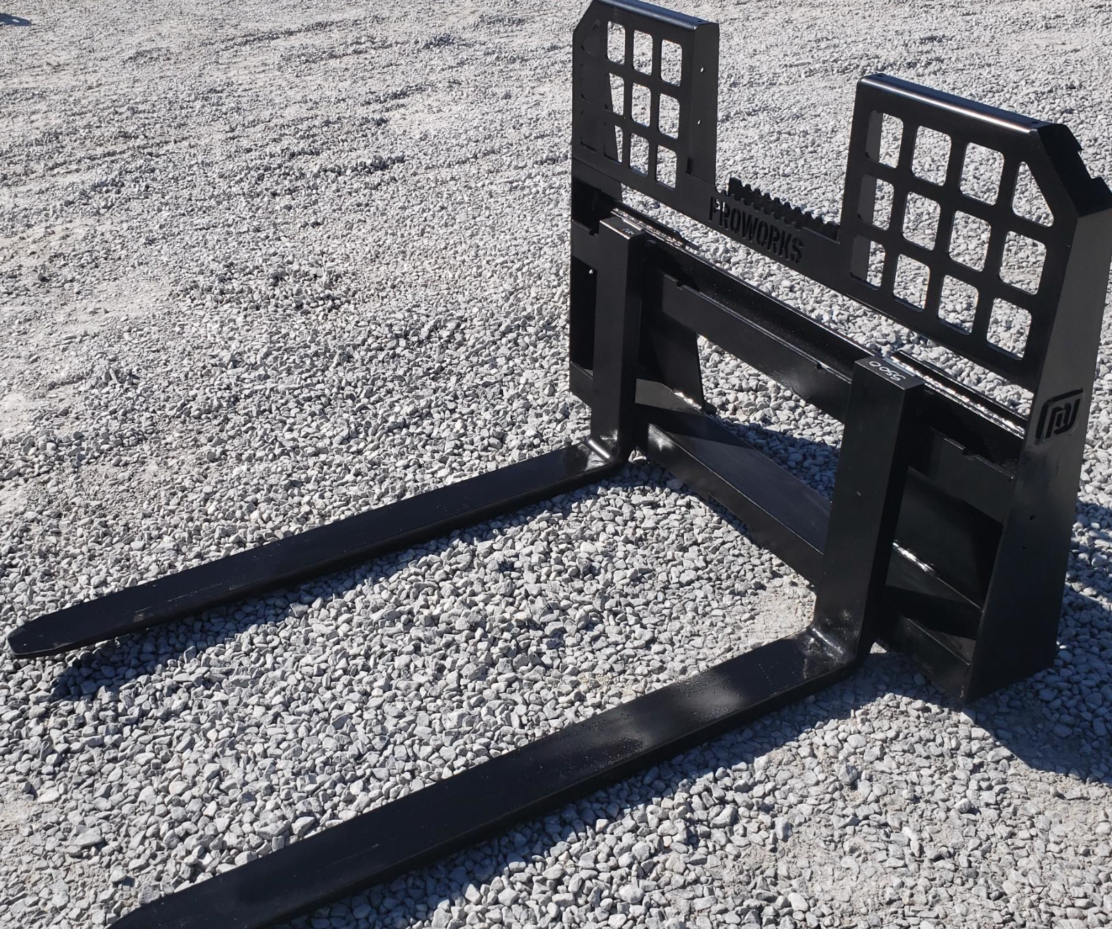 48" Long 4,000 Pound Walk Through Pallet Forks Fits Bobcat Skid Steer Loader