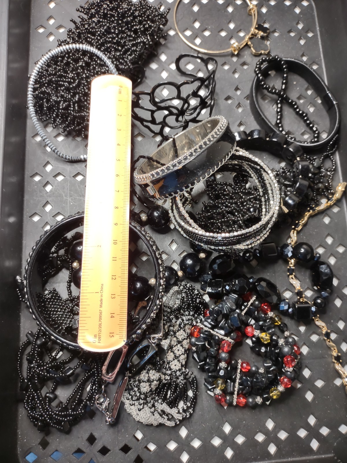 Lot Of Black / Dark Bracelets Black Bracelet Lot MLLAN