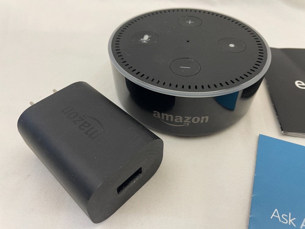 Amazon Echo Dot (2nd Generation) Smart Speaker - Never Used - Open Box - Black
