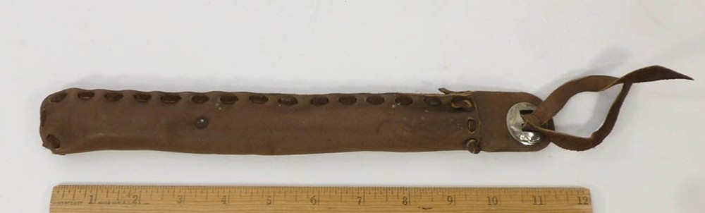 SPRING SCALE 200 gram capacity RARE TYPE in CUSTOM LEATHER SHEATH different 79C