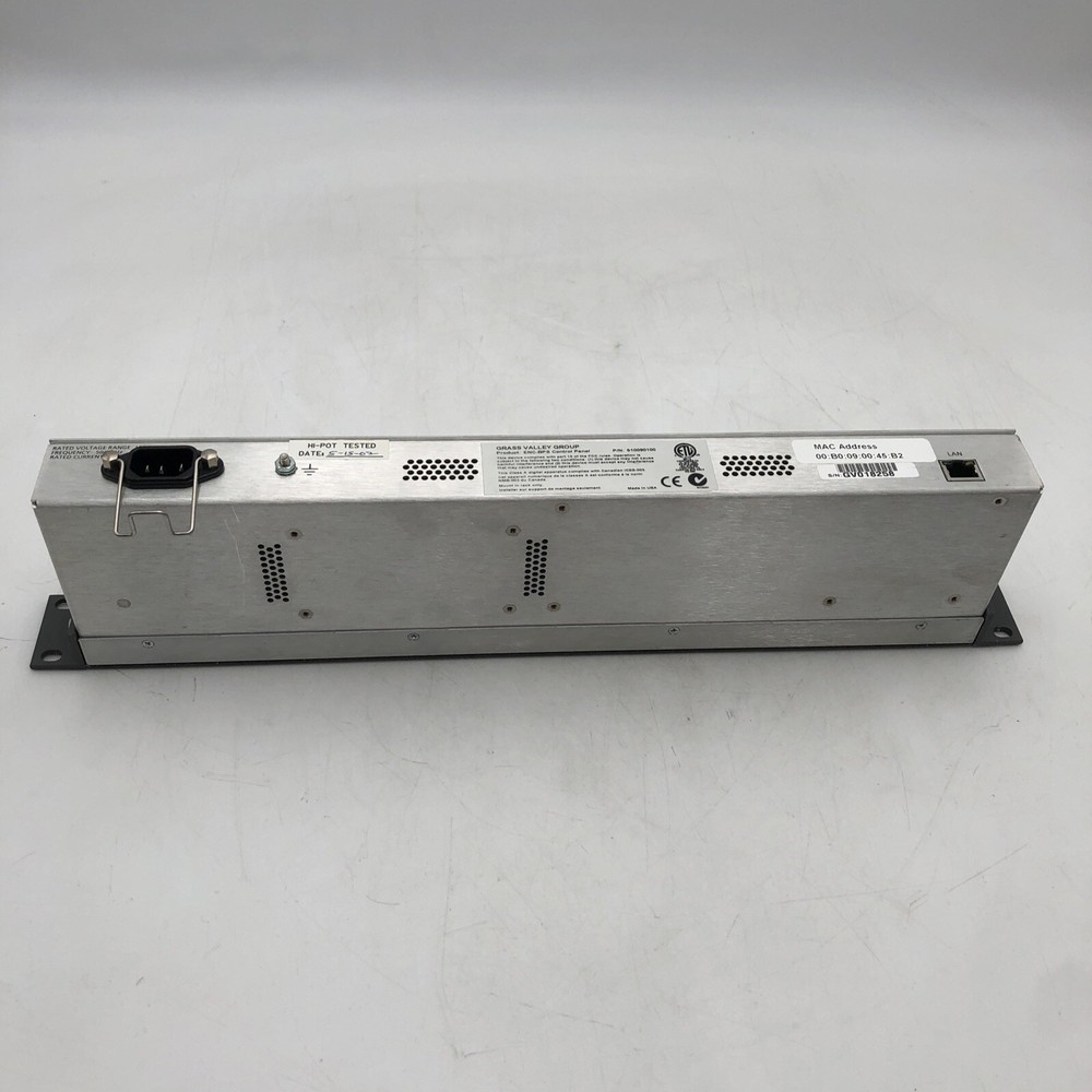 USED Grass Valley - Encore BPS Control Panel POWERS ON AS IS READ F