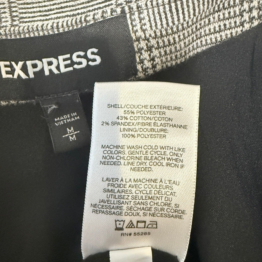 Express medium 1 button front fitted 1/2 sleeve blazer jacket C2 3322