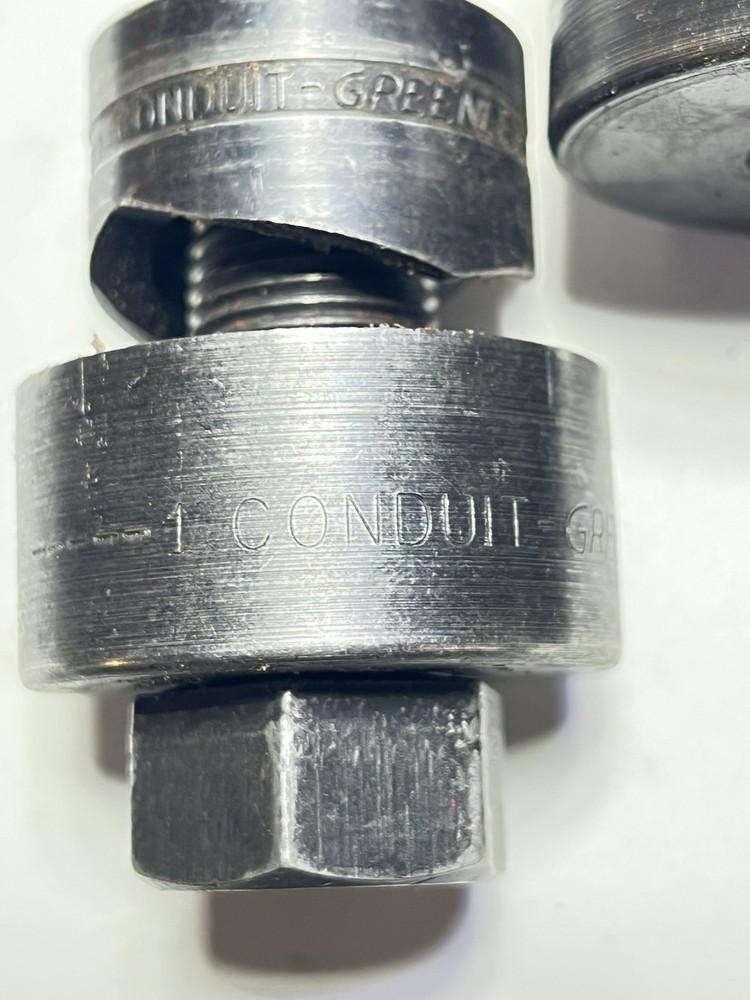 3 Piece Greenlee Knockout Punch Set Used