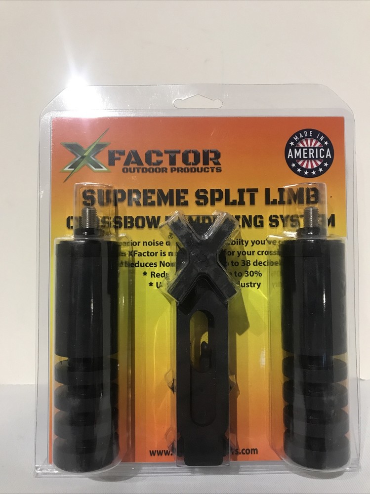 New X Factor Supreme Split Limb Crossbow Dampening System X-Factor Silencer Bow