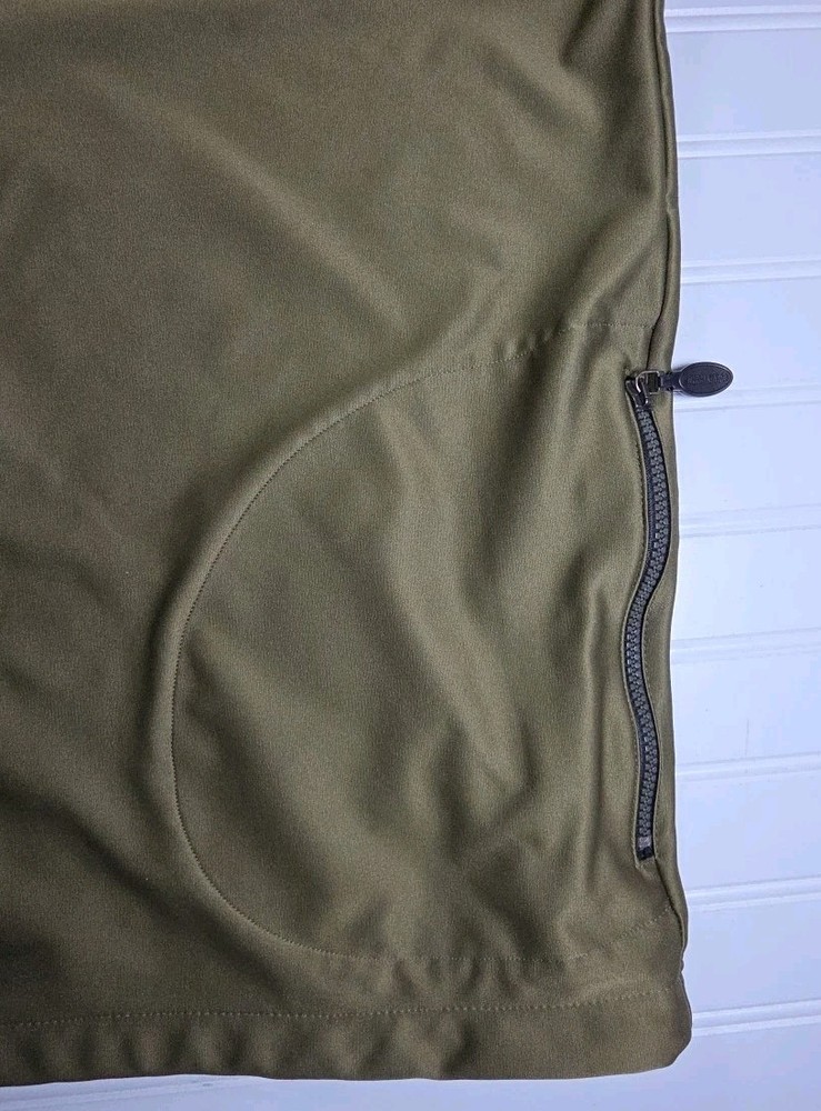 Galvin Green Windstopper Golf Pullover Men Size LARGE OLIVE GREEN
